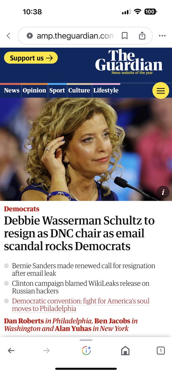 RT @joemill37087868: @julie_kelly2 Debbie Wasserman Schultz is a Hillary Clinton dirty trickster… https://t.co/iR2BepcI4y