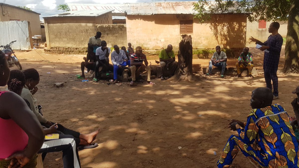 Organisées par <a href="/BatongaFdn/">Batonga Foundation</a>, Gédéon AKOUEIKOU, Président de la Fondation CHILDREN'S LIFE <a href="/ChildrensLife_/">Fondation CHILDREN'S LIFE</a>  a animé des séances de sensibilisations communautaires sur les Violences Basées sur le Genre à Perma, Kouatena, Kota et Kotopounga dans la Commune de Natitingou (Atacora).