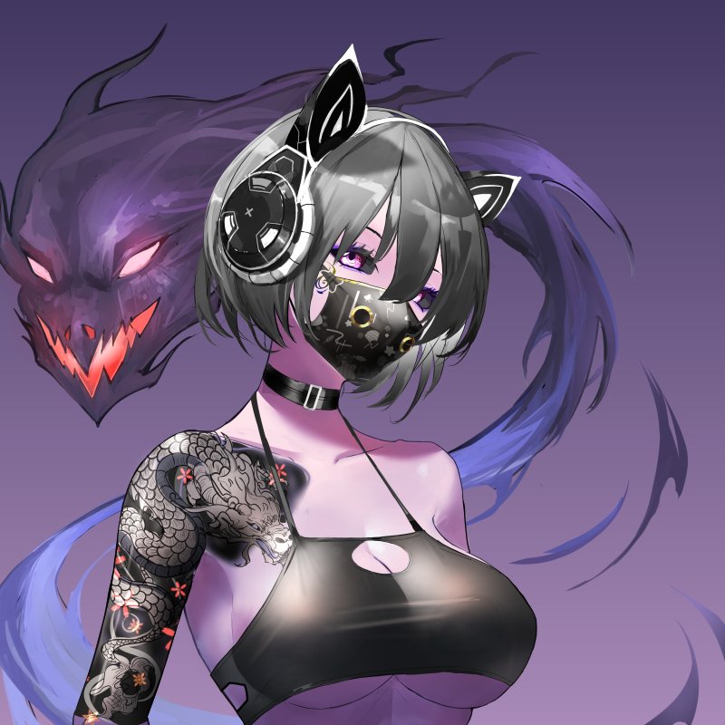 Michi_no_San's tweet photo. My #Moreso creation, super proud of my creation! Highly underrated project, definitely recommend trying to get WL for the next @moresoproject phase! https://t.co/MM8BjqoKyb