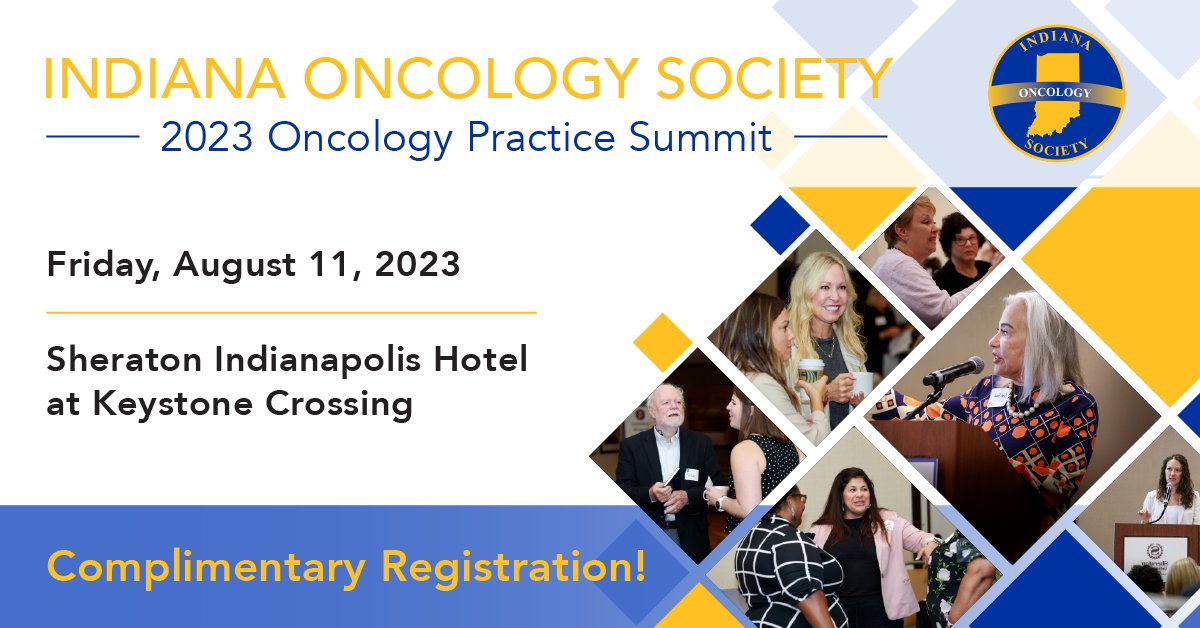 Calling all #oncologists in #Indiana! Looking to improve your #cancer #practice #operations? IOS invites you to its Oncology Practice Summit on 8/11. Gain valuable insights from experts to better serve your clinicians, staff, and patients. Register at: accc-cancer.org/indiana-events