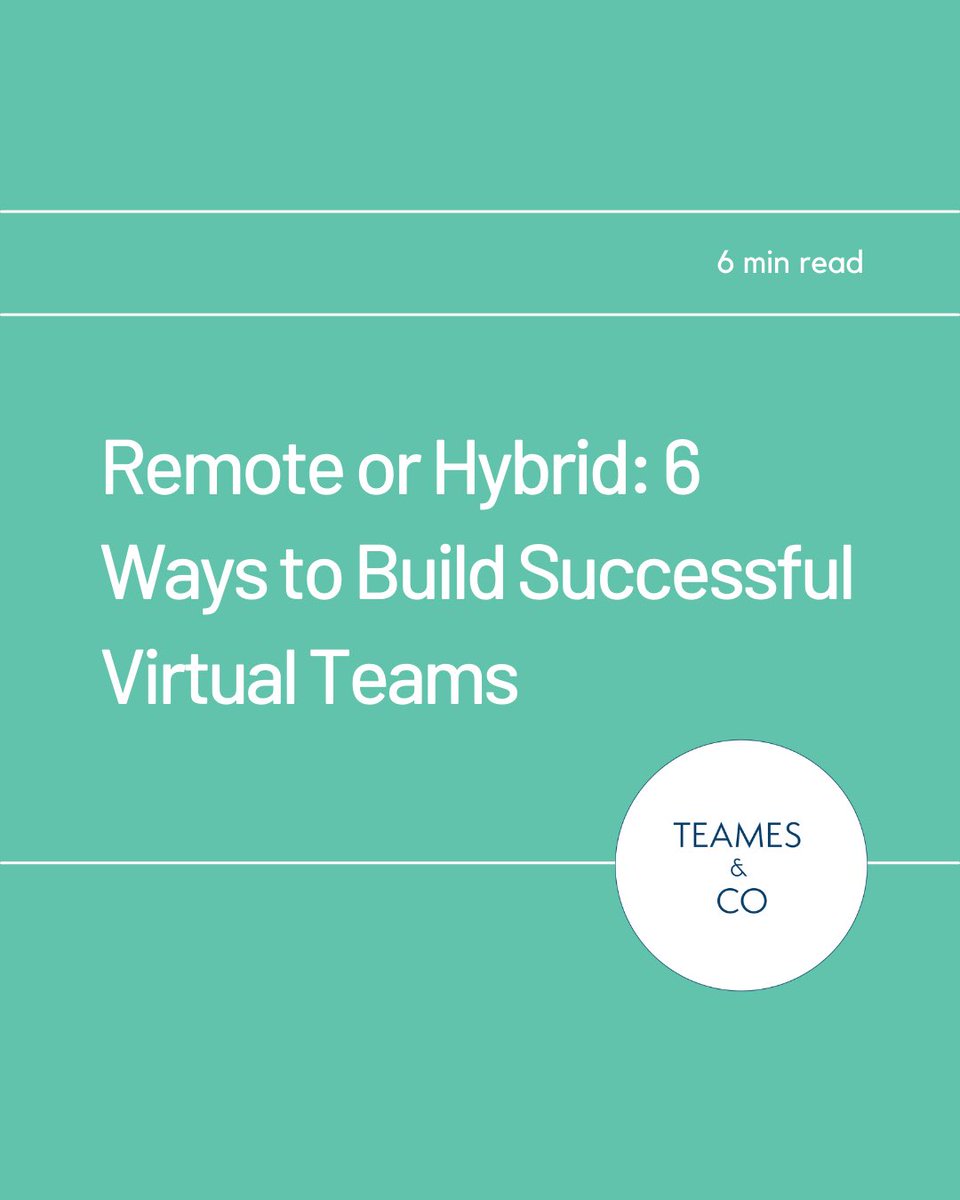 teamesandco's tweet photo. With the right strategy in place, you can grow and thrive while your teams are working remotely. TEAMES &amp; CO has helped businesses achieve success by helping leaders manage remote teams. Read more at  https://t.co/hHDVrEyFQk.

#remotework #remote #remoteteams #virtualteams https://t.co/0BftWqev0R