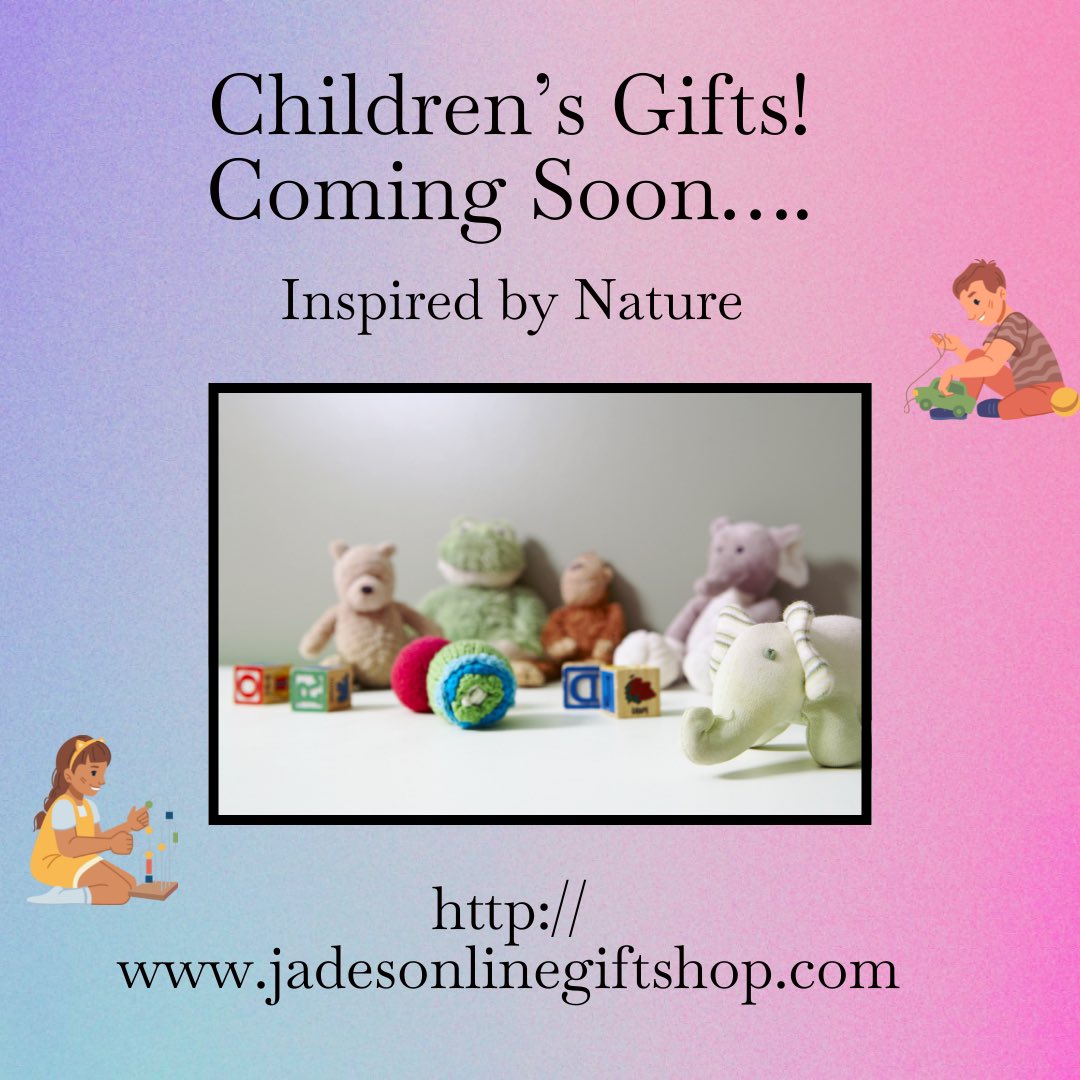 A range of Children’s Gifts Inspired by Nature Coming Soon to our website…. 

#childrensgifts #comingsoon #inspireyoungminds  #nature #giftsinspiredbynature  #smallbusinessuk #giftshop #gifts #natureinspired #mhhsbd #derbyshire #onlinegiftshop #freeshipping