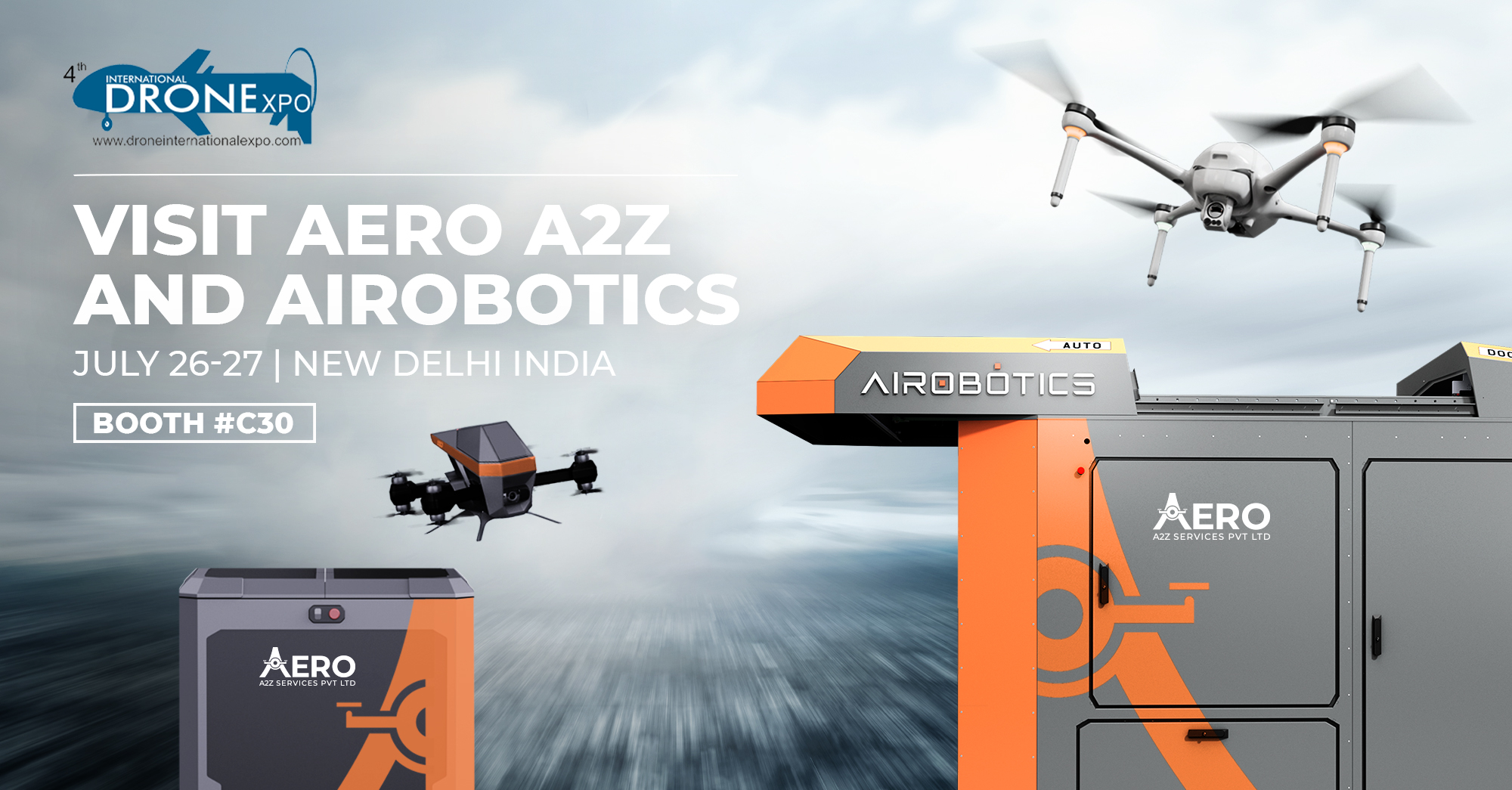 Airobotics on Twitter "Meet us at the Drone International Expo 2023 in