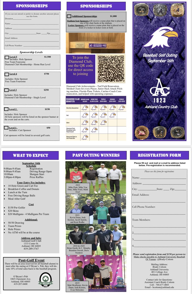 ashland_base's tweet photo. 🚨THE BIGGEST EVENT OF THE YEAR

⛳️Golf Outing Registration is open

This event has sold out every year

Contact Coach Cottom for questions https://t.co/PIsnVypDED