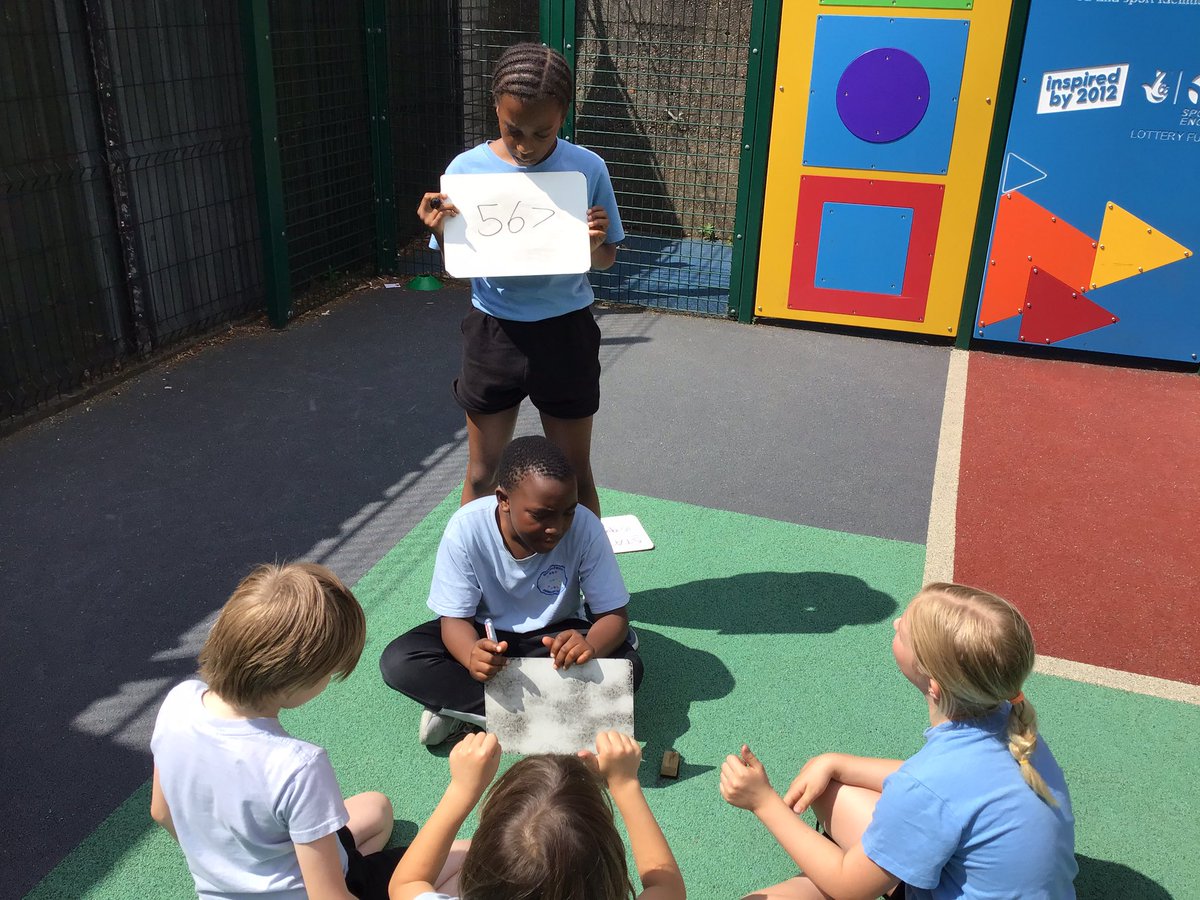 MissCallanan4's tweet photo. 4W enjoyed maths rotations in the sun consolidating our knowledge from the year on topics such as decimals, 3D shapes, place value and times tables. @ShacklewellE8 https://t.co/wcrbG1JXB7