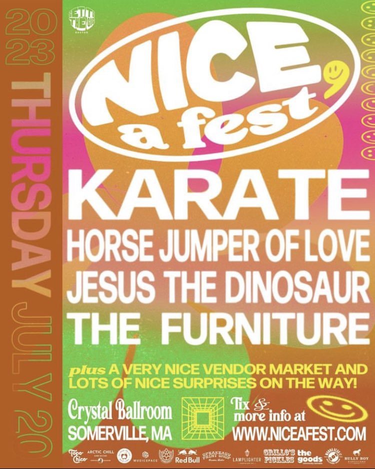 You can see us tonight in Somerville, MA for the first day of @niceafest Tickets still available at the door tonight.