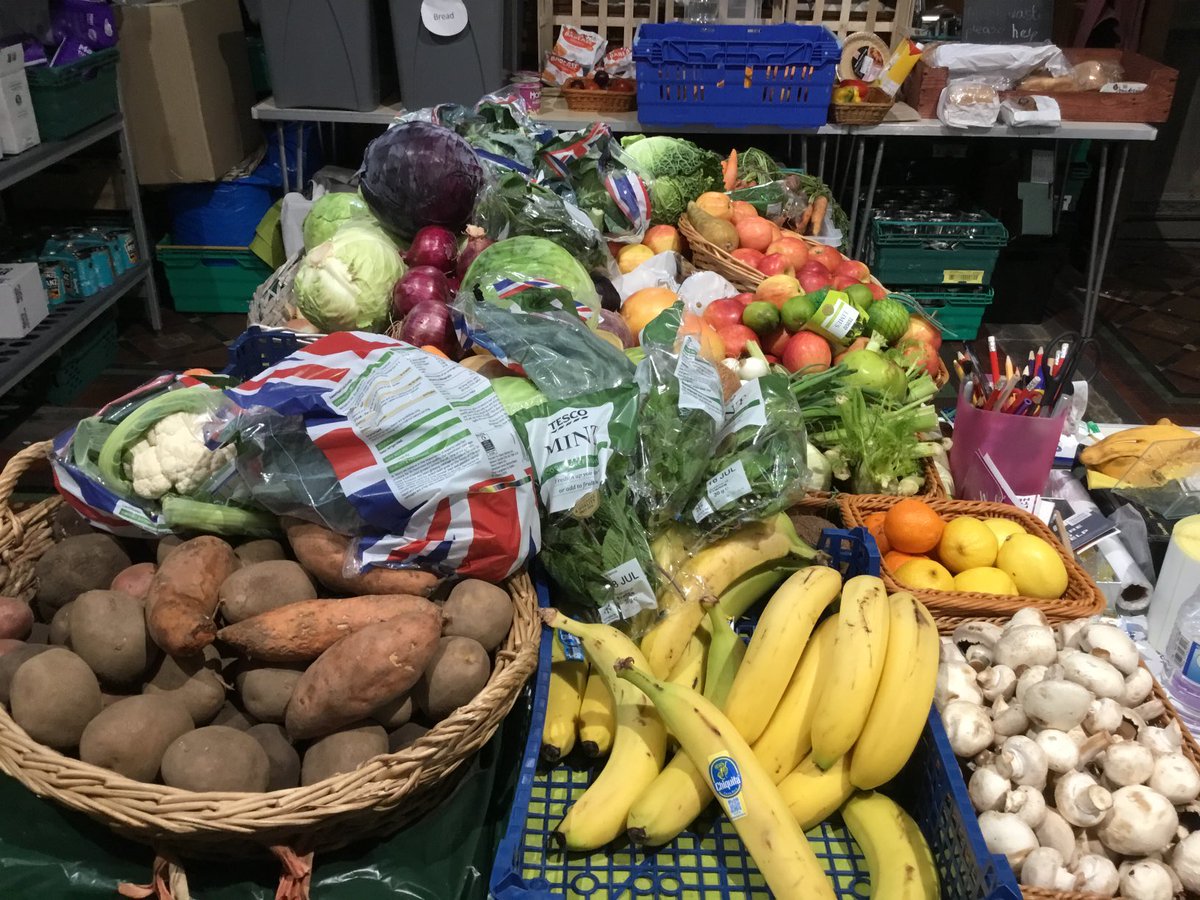 lifelinescafe's tweet photo. Tom’s Pantry based in St James Church Poolstock is open tonight, 5-6pm. Just look at our fresh fruit and veg table, groaning under the strain of our bounty. We are so blessed- come and be blessed, we are here to share &amp; care. £5 a year membership then up to £3 for 15 items. ❤️🙏 https://t.co/TvziOPeKJq