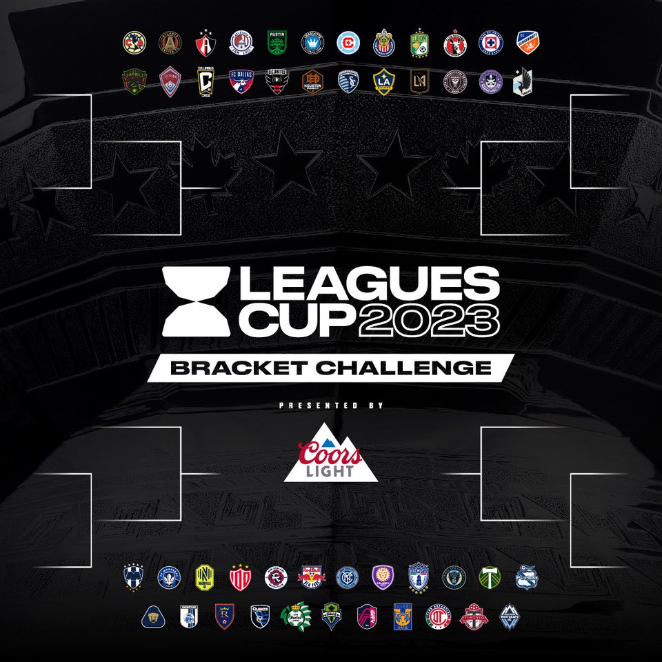 Time to get your picks in for the Leagues Cup Bracket Challenge presented by @CoorsLight. A $10,000 prize is there for the taking, but the deadline is just hours away. Test your knowledge and compete with your friends. It’s LIGA MX vs MLS…bracketchallenge.leaguescup.com Let’s do this!!