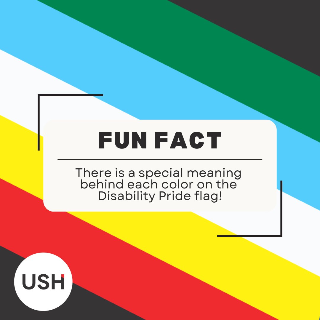 Did you know that the new #disabilityPride flag highlights the diversity within the disability community? Each color of the flag represents various types of disabilities: respectability.org/2022/07/disabi…