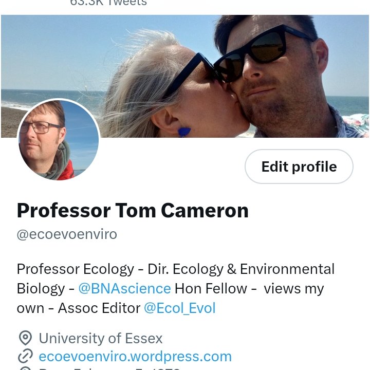 Prof Tom Cameron tweet media