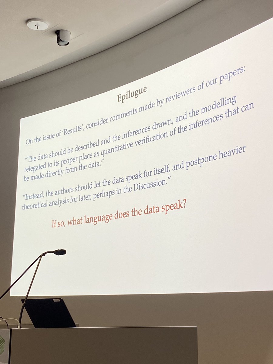 KoseskaL's tweet photo. “Are theoretical results ‘Results’? Wonderful read by @goldlabUC ! At his amazing talk at #EESCTBio, he also reflected on comments by referees on combining theory and biological experiments. https://t.co/IjdiB2p5iW