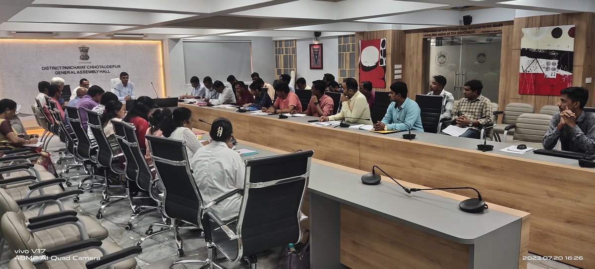 CDHO Chhotaudepur.. (@dieco_cu_health) on Twitter photo ડીસ્ટ્રિક એકઝુકેટીવ કમિટી મીટીંગ આજ રોજ માન. જિલ્લા વિકાસ અધિકારી સાહેબ નાં અધ્યક્ષતા સ્થાને લેવાય જેમાં આરોગ્ય લક્ષી તમામ પ્રોગ્રામ નો રિવ્યૂ અને નબળા ઇન્ડીકેટર બાબતે વિસ્તૃત ચર્ચા કરવામાં આવી. <a href="/collectorcu/">Collector Chhotaudepur</a> <a href="/DDOCUdepur/">DDO Chhotaudepur</a> <a href="/MoHFW_GUJARAT/">Ministry of Health</a> <a href="/CMOGuj/">CMO Gujarat</a> <a href="/chobisacb/">Chakreshwar Chobisa</a> <a href="/OfficerIec/">IEC: SBCC cell-Gujarat</a> ડીસ્ટ્રિક એકઝુકેટીવ કમિટી મીટીંગ આજ રોજ માન. જિલ્લા વિકાસ અધિકારી સાહેબ નાં અધ્યક્ષતા સ્થાને લેવાય જેમાં આરોગ્ય લક્ષી તમામ પ્રોગ્રામ નો રિવ્યૂ અને નબળા ઇન્ડીકેટર બાબતે વિસ્તૃત ચર્ચા કરવામાં આવી. <a href="/collectorcu/">Collector Chhotaudepur</a> <a href="/DDOCUdepur/">DDO Chhotaudepur</a> <a href="/MoHFW_GUJARAT/">Ministry of Health</a> <a href="/CMOGuj/">CMO Gujarat</a> <a href="/chobisacb/">Chakreshwar Chobisa</a> <a href="/OfficerIec/">IEC: SBCC cell-Gujarat</a>