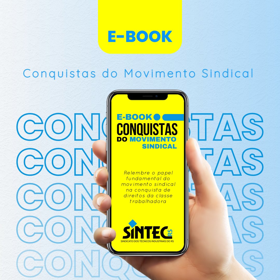 Sintec_RS's tweet photo. Conheça os seus direitos e o papel do sindicato na vida dos trabalhadores e trabalhadoras: veja 10 direitos trabalhistas que foram conquistados com muita luta pelo movimento sindical ➡ https://t.co/Mpz0x1z5AF #sintecrs #sindicato https://t.co/UgUch6xk9j