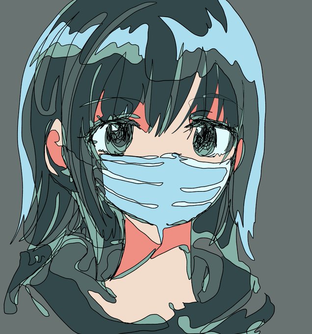 「ポートレート 衛生マスク」のTwitter画像/イラスト(新着)