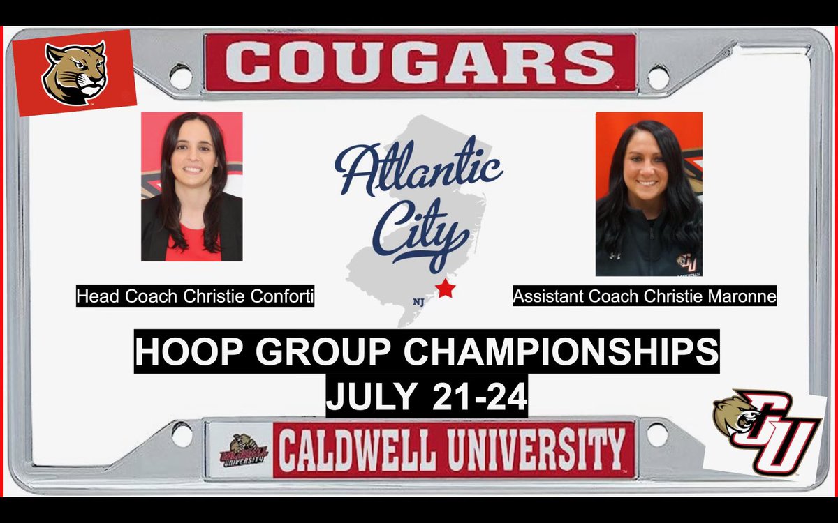 Coach Christie x2 will be on the sidelines in Atlantic City for the last live period in July.. send over those schedules! 🐾🏀