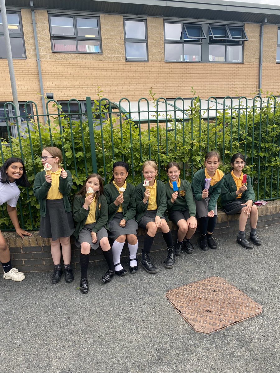 class5aWLP's tweet photo. 5A were treated to ice creams today for winning the attendance award across the whole school for this academic year. What a fantastic group of children 🍦@WheelersLanePri https://t.co/DZlekLHLuo