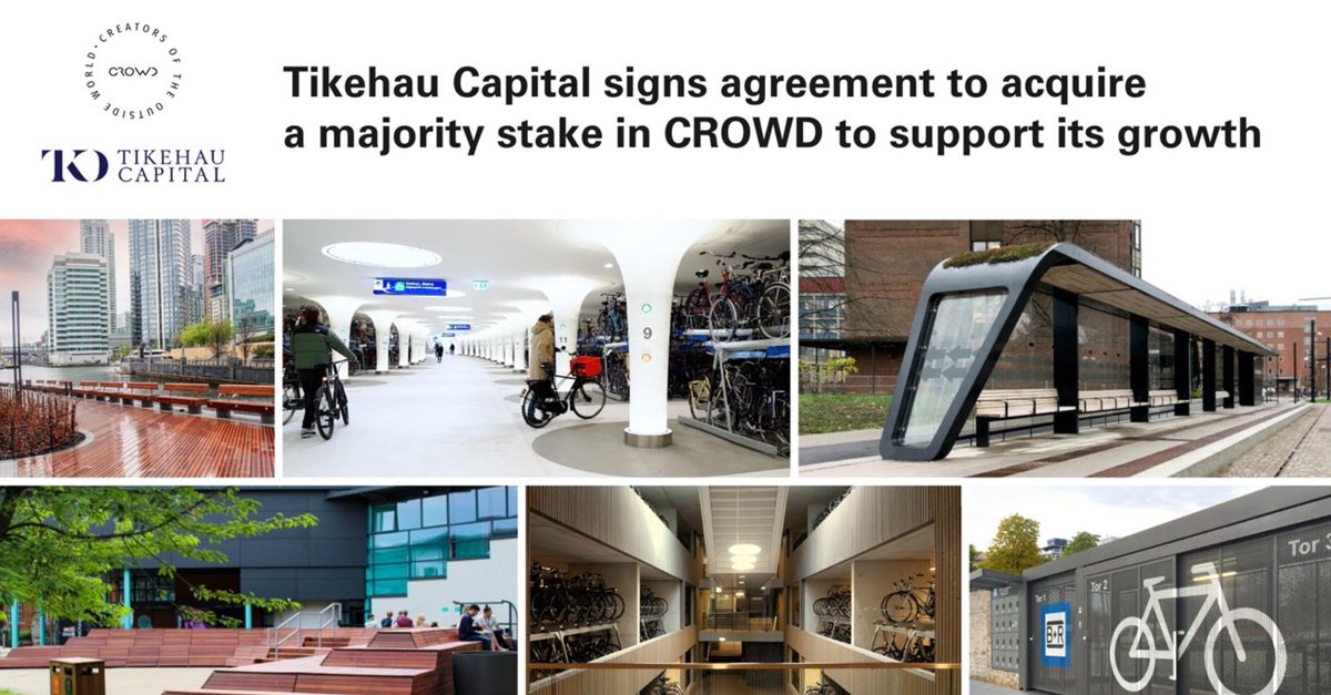 We zijn verheugd mede te delen dat Tikehau Capital vandaag heeft aangekondigd dat het een overeenkomst heeft getekend voor een ​​meerderheidsbelang in onze Creators of the Outside World ("CROWD")-groep: bit.ly/44yrDFA