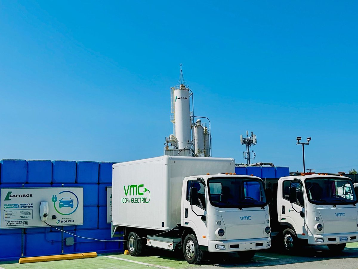 Today we’re celebrating the deployment of fully electric industrial vehicles from <a href="/VicinityMotor/">Vicinity Motor Corp. (NASDAQ: VEV | TSX-V: VMC)</a>, which will be hitting the roads in our #BC operations and setting a new benchmark for #sustainable transportation in our industry. lafarge.ca/en/lafarge-can… #ElectricVehicles