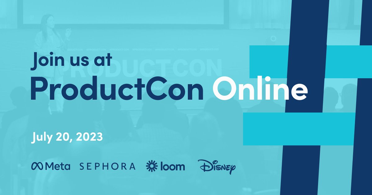 The largest #productmanagement conference in the world is happening on Hopin Events today. A community of 5k+ product professionals is coming together for #ProductCon. Jump in anytime from 12pm-6:30pm ET. Register free here: prdct.school/3DpmH9O