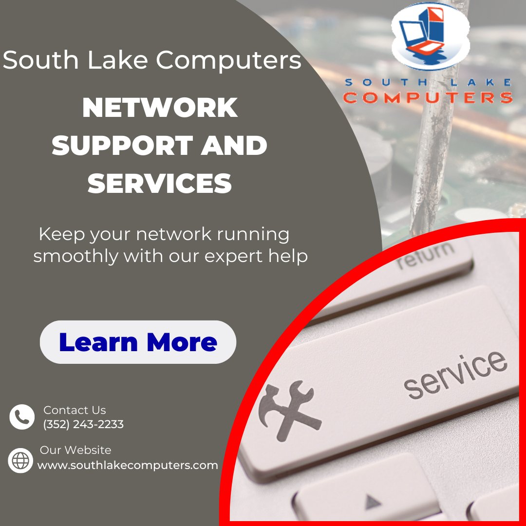 🌐 Need reliable network support and services? Look no further! At Southlake Computers, we offer top-notch solutions to keep your network running smoothly. From setup and configuration to troubleshooting and maintenance, we've got you covered. Visit our website to learn more! 💻