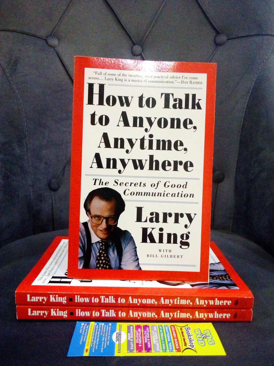 Larry king
How to talk to anyone anytime

Price:N5600

#vogandwod
#vogandwodbooks
#vogandwodbookstore
#ikejabookshop
#bookstoresinlagos
#books
#childrenbooks
#childrenbestseller
#businessbook
#bestsellerbook
#beinspired
#larryking
#howtotalktoanyoneaytime
#readlearnknowgo https://t.co/XFdGgtgXk3