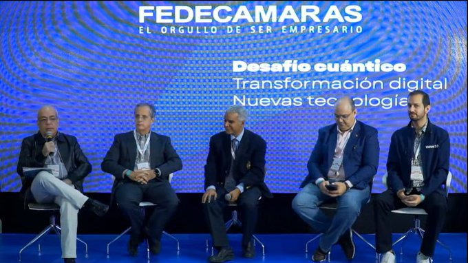 Seguimos con el 2do panel del conversatorio "Camino al Futuro, Vzla 2035": Desafío cuántico, transformación digital y nuevas tecnologías, moderado por Gustavo Machado, y con la participación de Joco González, Ander Rivas, Paul Rosillón y Carlos Aguiló. bit.ly/46Wb1ZS