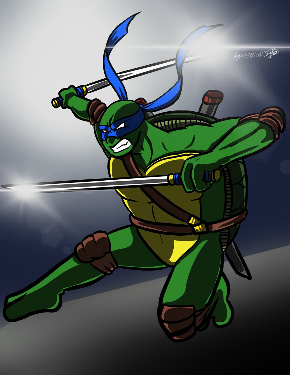 Devil7win's tweet photo. 1,2,3,4 TURTLES!
Watch process here on YouTube 

https://t.co/iGqasqqqqN
Leo is my favorite 
#devil7win #Leo #leonardo  #leonardotmnt #tmnt #teenagemutantninjaturtles #tmntfanart #teenagemutantninjaturtlesfanart #fanart #digitalart #art https://t.co/Lpa3USP9yI