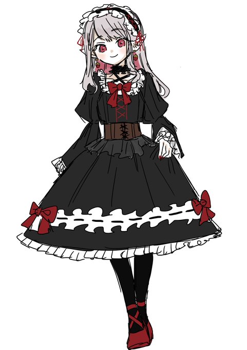 「choker gothic lolita」 illustration images(Latest)