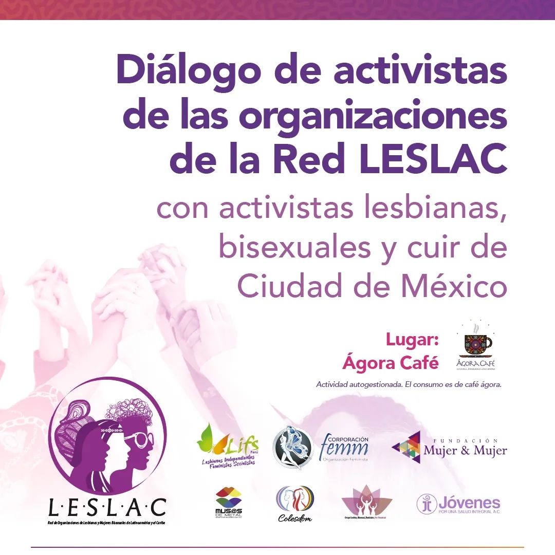 mujerymujerEC's tweet photo. 🧡🤍💜🚶‍♀ Queremos conocernos, ven y encontrémonos  en esta reunión con lesbianas y BQ de Ciudad de #Mexico 🏳‍🌈
Queremos saber cómo se mueve nuestro activismo en #AbyaYala
⏰7:00 pm 
📌Ágora Café - Acapulco 13b Col Roma Norte
#LBQ #LESLA https://t.co/dACoJdPsIH