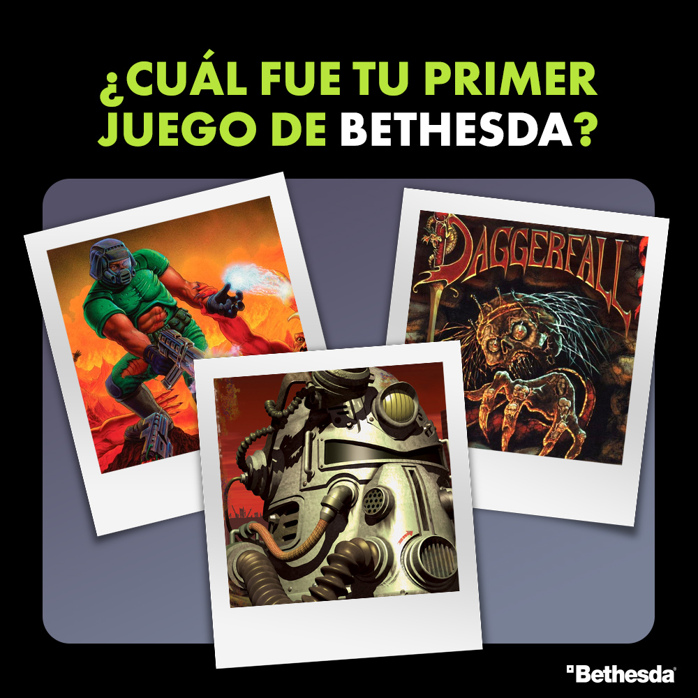 BethesdaLATAM's tweet photo. Comenta el primer juego que jugaste de Bethesda 🔥: https://t.co/clEqSB0vro