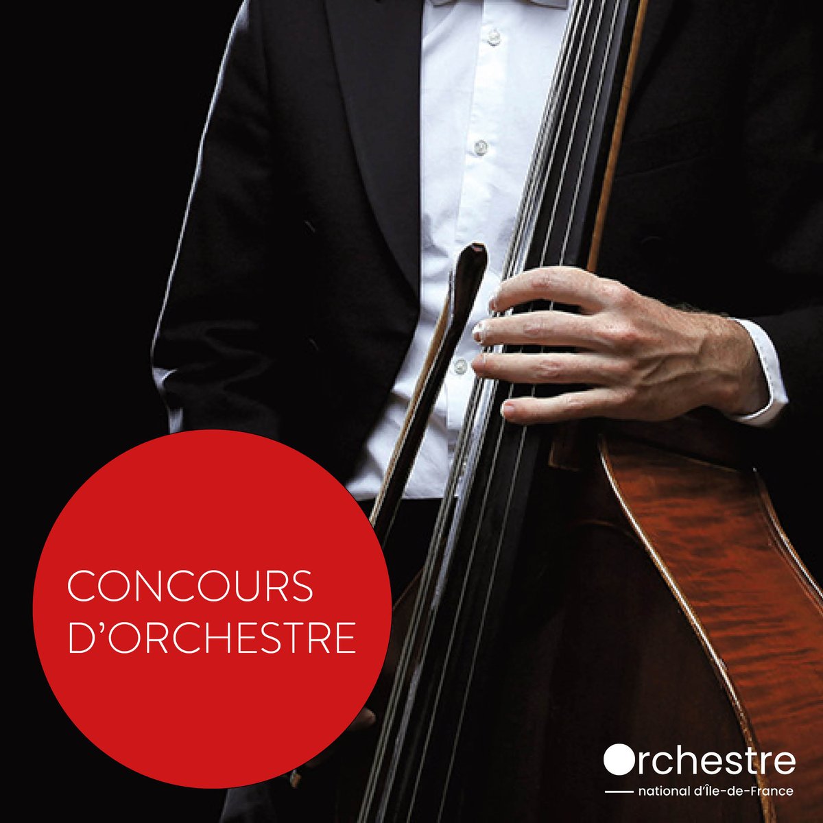 [CONCOURS DE CONTREBASSE 2ND SOLISTE] Contrebassistes, l'Orchestre national d'Île-de-France recrute à la rentrée. Inscrivez-vous dès maintenant aux auditions : 📷 bit.ly/44H8qB5 Épreuves : 9.10.2023 Clôture des inscriptions : 28.09.2023 Prise de fonction en janvier 2024