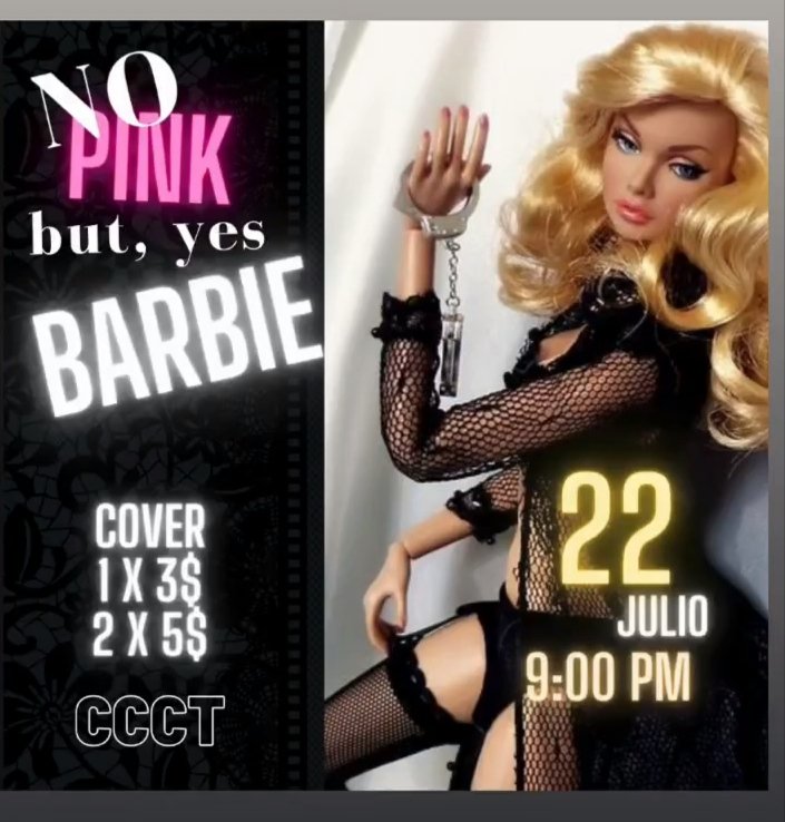 Info al DM, la mas divertida y sexy rumba del fin de semana, por qué Barbie no solo es rosa!