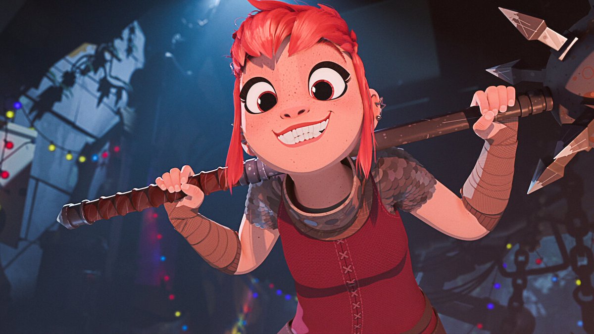 FuzzlyGacha's tweet photo. I saw the new movie Nimona last night, and it was pretty amazing! 😍 https://t.co/wQuiby7xos