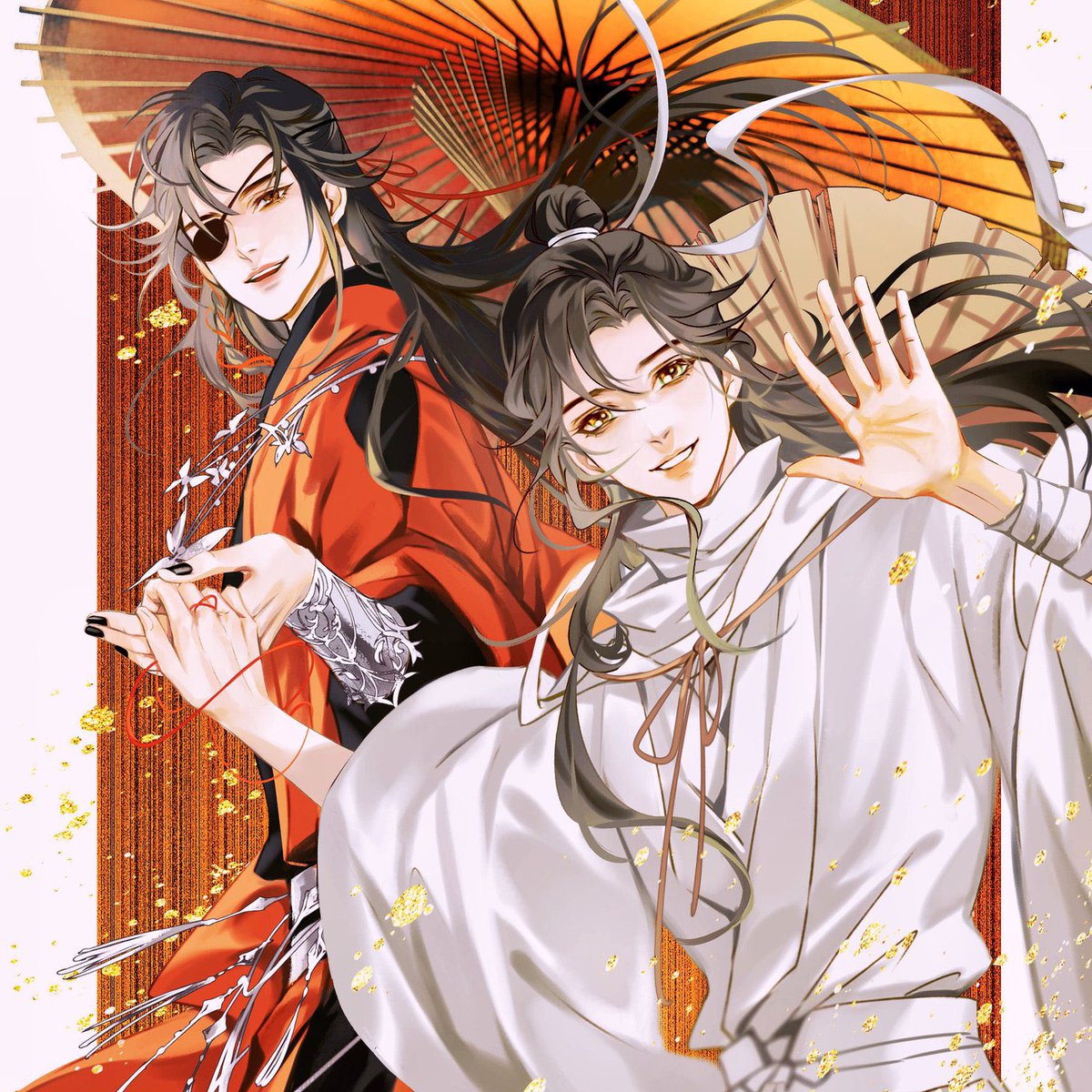 hualinghe's tweet photo. these two really got me going “i hope hualian are happy today 🥰” in this lifetime as if they’re real 😭 https://t.co/t43shxoSLC
