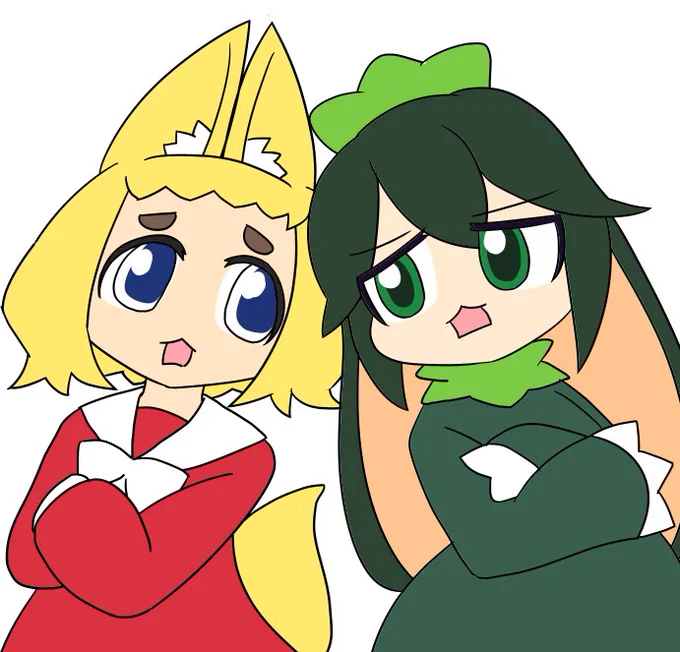 こんちゃんVSなすちゃん
