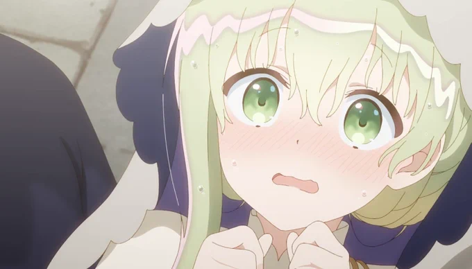 #白聖女と黒牧師 1話。ローレンスの前だけだらける聖女様、可愛すぎる。てか好きがこんなに溢れてるのにローレンスは何故気付かない⁈鈍感にも程があるぞ!これ、気付いた時のデレがすごく楽しみなんだけど、ローレンスも聖女様の事好きになるの前提と信じてる!これは観るしかないね。 