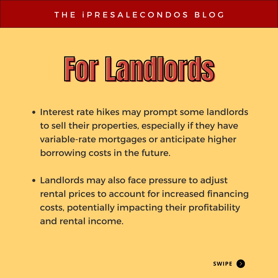 ipresale's tweet image. Bank of Canada just made a move! 💼💰 They've hiked up the interest rates, but how will it impact you? Let's dive in and explore what this means for your finances. 💸💡 #BankOfCanada #InterestRates #FinancialImplications #ipresalecondos