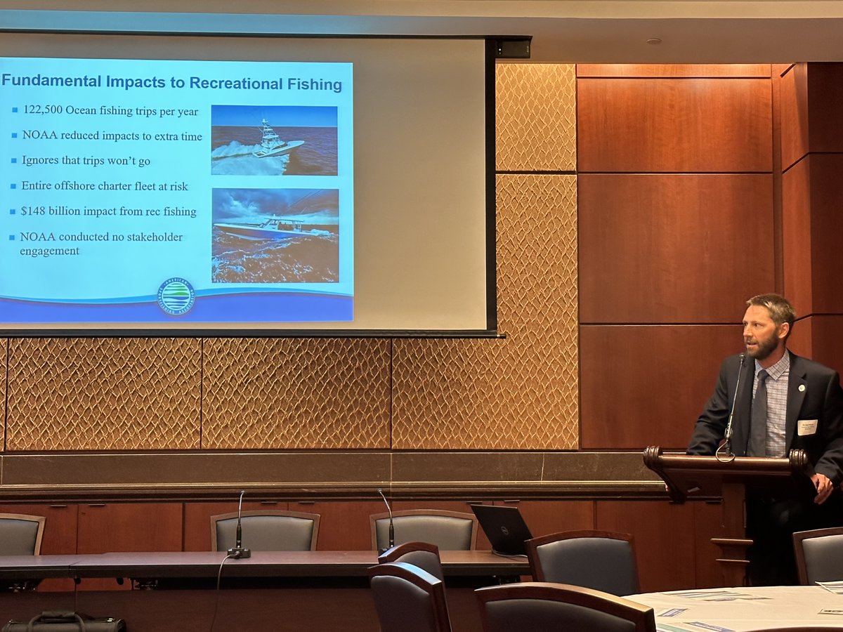ASAFishing's tweet photo. ASA and our coalition partners were on Capitol Hill this week working on solutions that protect endangered marine mammals and America’s $148 billion recreational fishing economy. Learn more about the many flaws with NOAA’s right whale vessel speed rule. https://t.co/1oBzOM9zac https://t.co/abO6uC7Kps
