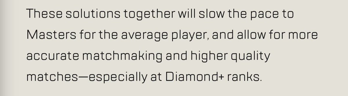 LuluLuvely's tweet photo. I’m sorry but what??? The “average” player in a ranked system isn’t suppose to be able to reach the highest ranks, that’s what makes them average. 

Imo an “average” player should be able to achieve high gold - MAYBE low plat - by simply playing. https://t.co/IpFtvzCC7q