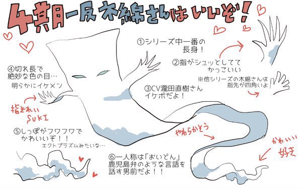 良い機会なので昔作ったプレゼン置いておきます…正式表記はたぶん「一反もめん」です 4期はいいぞ