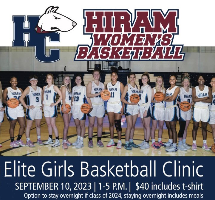 Our elite clinic is about 50 days out and we hope you can join us! 

Registration link: 
s3.us-east-2.amazonaws.com/sidearm.nextge…

#hiramcollege #hcwbb #lifeofaterrier #family #eliteclinic