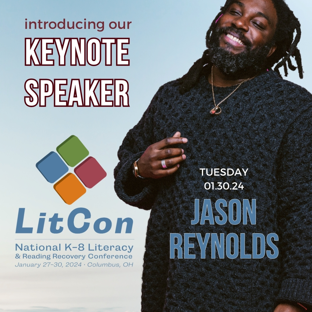 Drumroll, please... We are thrilled to announce one of our LitCon 2024 keynote speakers: best-selling, award-winning author, Jason Reynolds 🎉 @JasonReynolds83 Register now for this incredible learning opportunity! literacyconference.org/registration/ #k8litcon