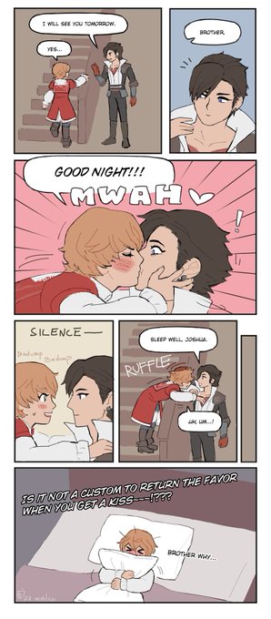 FFXVI Prologue roscest (though that tag sure sounds a bit too heavy for an innocent J➡ C crush 💖)