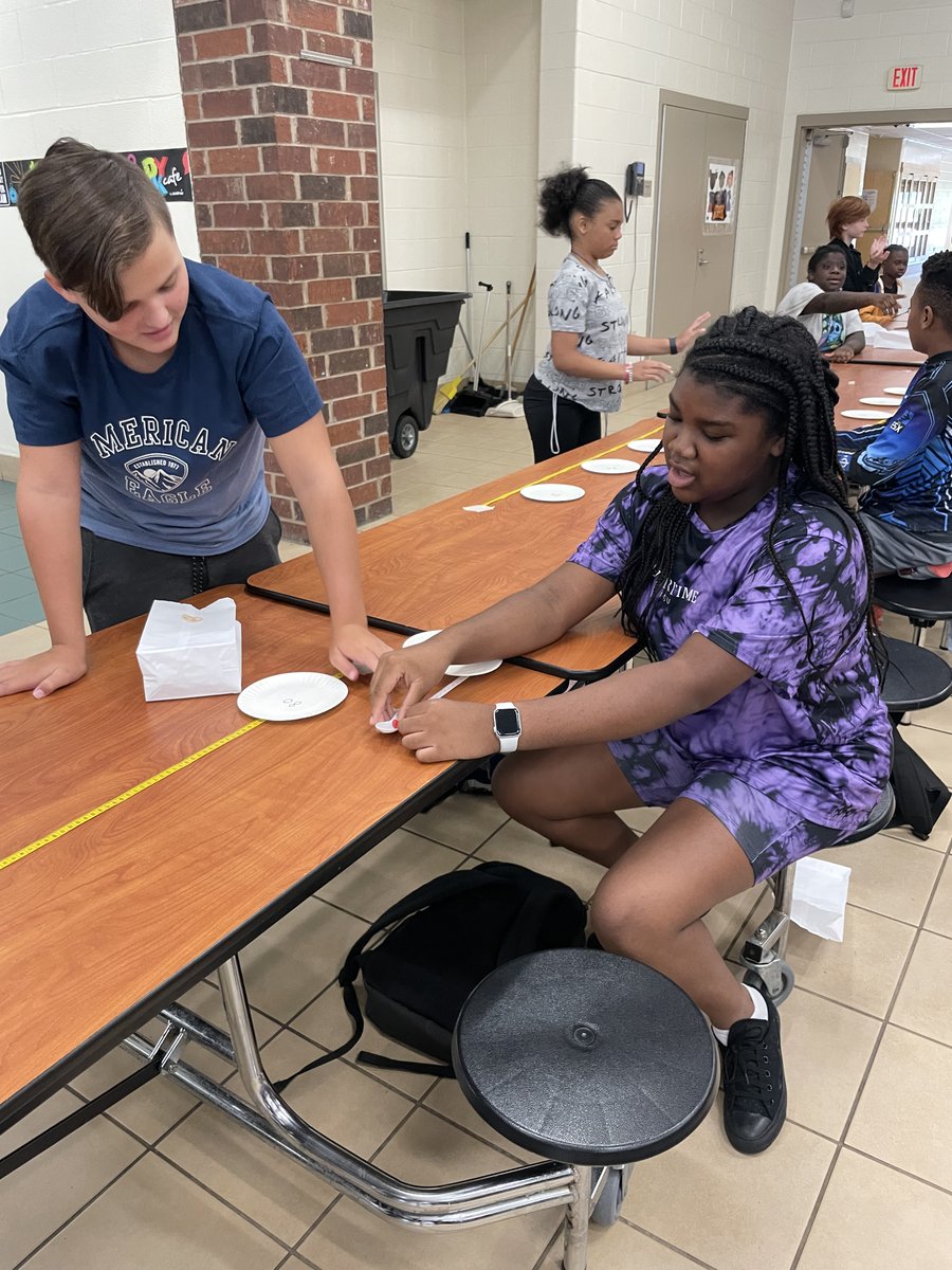 spmmccord's tweet image. Last day of SOAR #STEAMActivity #SkittleBall #Catapult #MiddleSchool