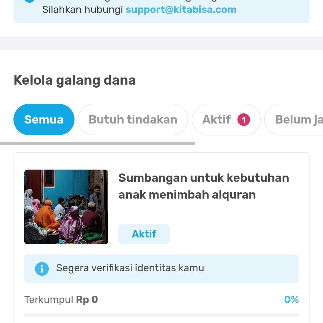 Mohon bantuanya teman2 seribu dua ribu untuk madrasah kami yg tdk prnh mendapatkan bantuan dari pemerintah . Mungkin melalui donasi ini kami bisa berkembang dalam mutu belajar alquran .