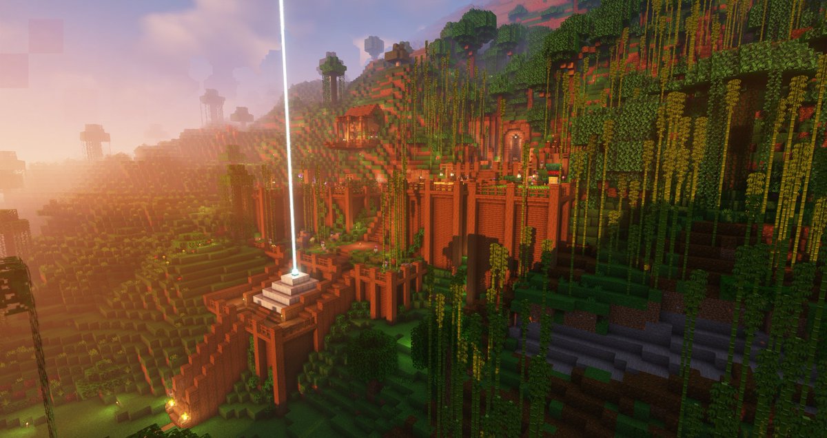 ObiSMP's tweet photo. Welcome to Mini Hill! A town meant for the shorter side of the smp! It was built by the lovely @SkulIywagg! https://t.co/ImrHlbICyN
