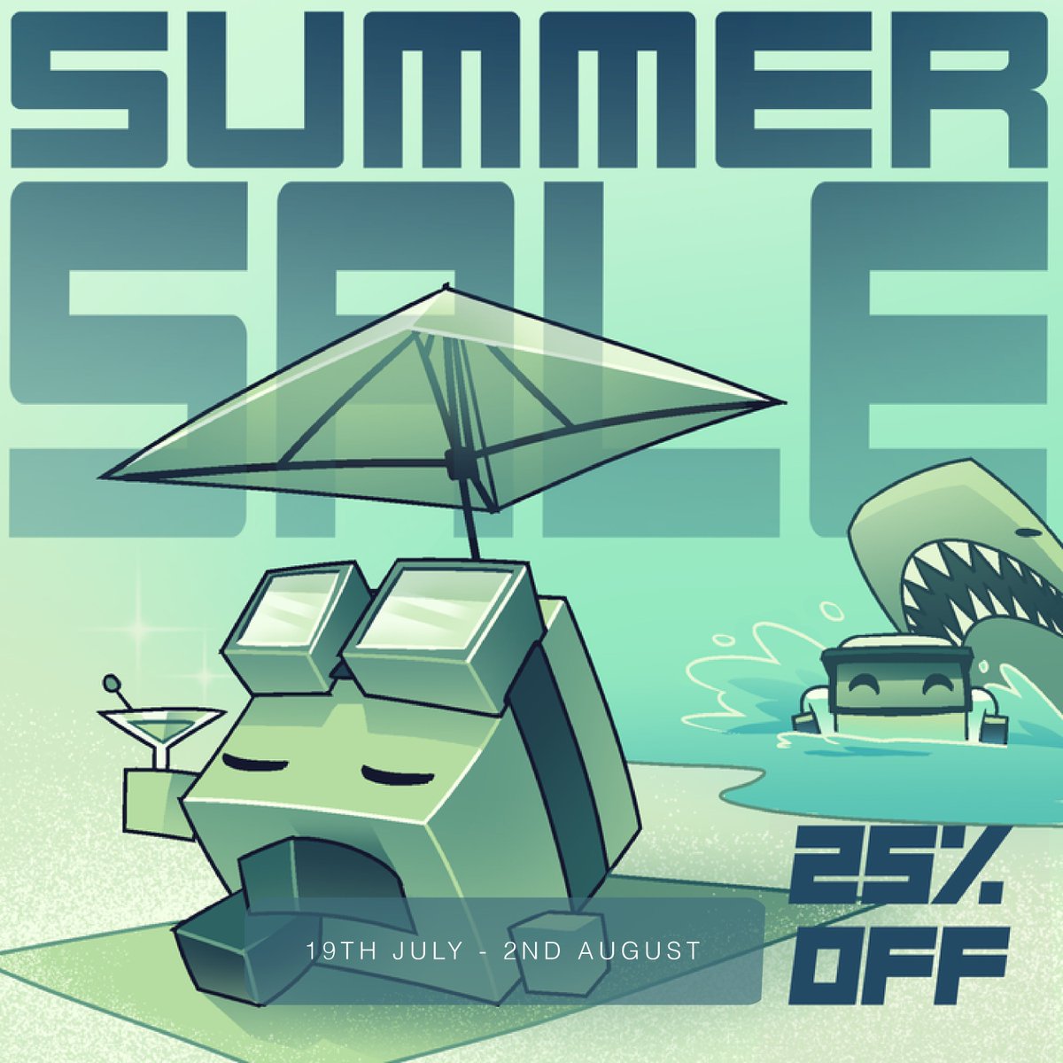 Missed the last one? We're back with another Summer Sale, this time for #PlayStation! 👀

You have until the 2nd of August to get Planet Cube: Edge at 25% off‼ Grab your chance while you can 🕥

#indiegames #steam #retrogames #pixelart #precisionplatformers