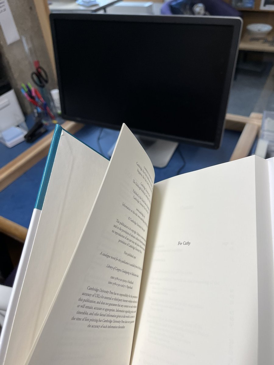 Wow <a href="/CambridgeUP/">Cambridge University Press</a>, I know I ordered this via print on demand but you really didn’t have to…!🥹😅