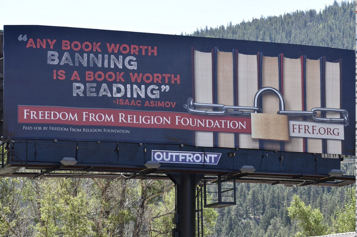 FFRF's tweet photo. As seen in Denver https://t.co/yLSFcY7ZkF