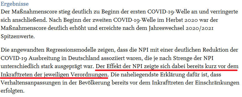 SHomburg's tweet photo. Realsatire: RKI beurteilt Lockdowns!

Sie bestätigen meine 2020-These, dass der R-Wert schon vor den Maßnahmen ("NPIs") sank.

Demnächst in Ihrem Kino: „Kirchenbesuche und telefonische Erinnerungen ans Trinken verhinderten 100.000 Hitzetote.“ 🤣

Die lahme Ausrede des @rki_de, Verhaltensanpassungen hätten gereicht, ist abstrus, denn wenn sie stimmte, wären die Lockdowns ja überflüssig gewesen. In Wahrheit haben die Maßnahmen gar nichts gebracht, wie Vergleiche mit Schweden u.a. belegen. Das RKI redet sich schön, was es die ganzen Jahre über vermasselt hat.

Quelle, heute erschienen: https://t.co/uIjCy1Rn7a

Hier ein Artikel (peer-reviewed) von Koautoren und mir zur Sinnlosigkeit von Lockdowns: https://t.co/7vIHThpKOB